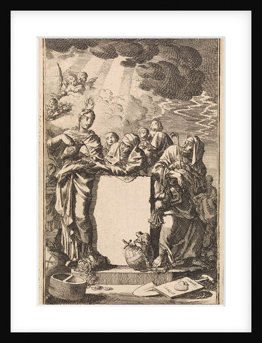 Title page of Adrian Spinniker 'De Werken en Vergelding Der Barmhertigheid En Ombarmhertigheid' 1711 by Pieter Arentsz & Cornelis van der Sys II