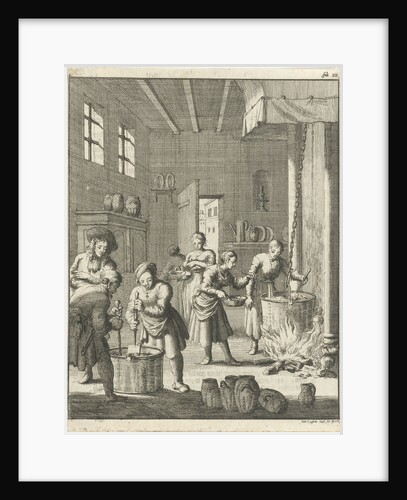 Manufacture of sorbet in a kitchen at Rosette by Jan Luyken