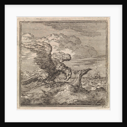 Eagle has caught a big fish by Pieter Arentsz & Cornelis van der Sys II