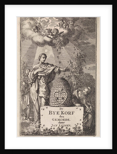 Title page for Jan Luyken 'The Bykorf of mind' by Anonymous