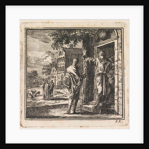Man is denied access to a house by Pieter Arentsz & Cornelis van der Sys II