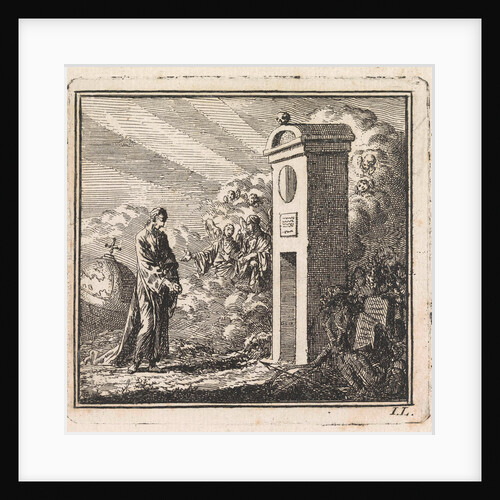 Man before the gate of the dead world by Pieter Arentsz & Cornelis van der Sys II