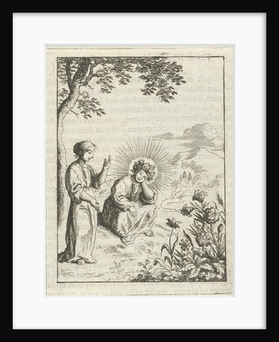 Christ and the personified soul contemplate nature by Pieter Arentsz II
