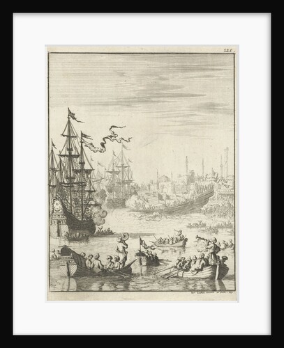 Turkish galley is launched by Jan Luyken