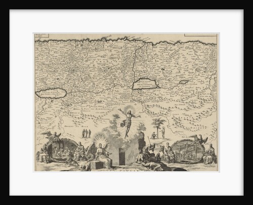 Country Map Canaan by Pieter Mortier