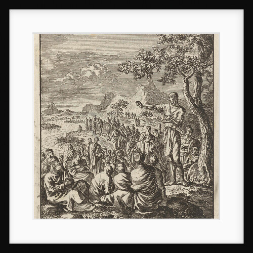 Preaching of John the Baptist on the banks of the Jordan by Barent Visscher