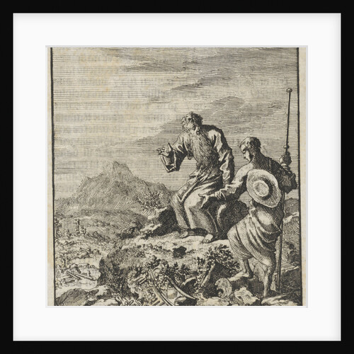 Wandering soul finds Simon Cleophas by Barent Visscher