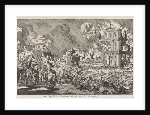Romans destroyed the Jewish temple in Jerusalem by Pieter Mortier