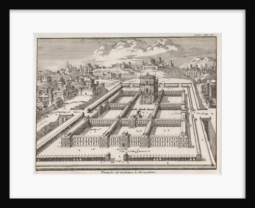 Temple of Solomon in Jerusalem by Pieter Mortier