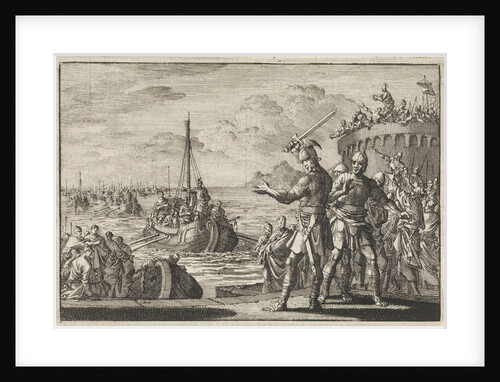 Josephus orders Klitus to cut off his left hand by Pieter Mortier