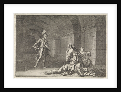 Caesonia and her daughter slain by Lupus by Pieter Mortier