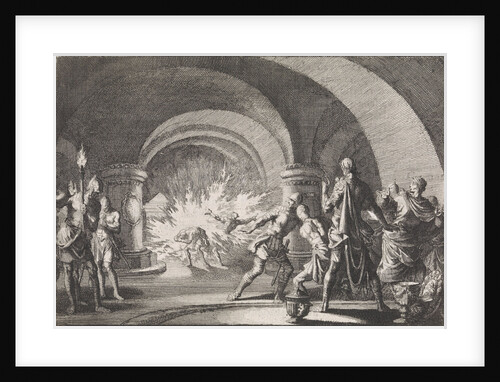 David's tomb opened by order of Herod for the second time by Pieter Mortier