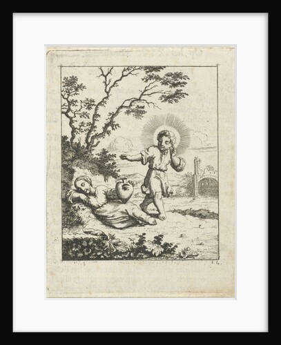 Christ finds the personified soul asleep by Pieter Arentsz II