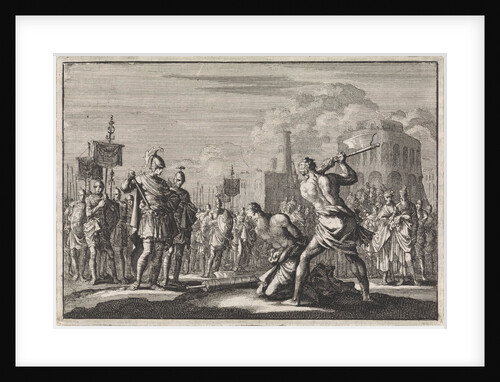 The beheading of Antigonus ordered by Anthony by Pieter Mortier