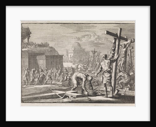 John Alexander, prince of the Jews, lets people be crucified who have turned against him by Pieter Mortier