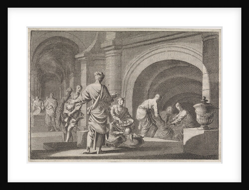 Hyrkanus robs the treasures from the tomb of David by Pieter Mortier