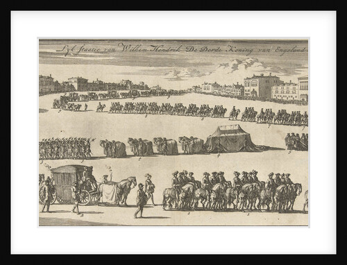 Burial of William III, 1702 by Burial of William III