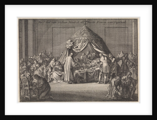 Death of King William III by Jan Claesz ten Hoorn
