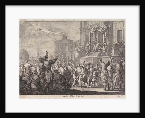 Death of Herod Agrippa by Pieter Mortier