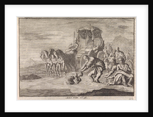 Baptism of the Eunuch by the apostle Philip by Pieter Mortier