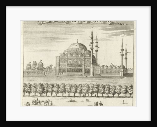 View of the Suleymaniye Mosque in Istanbul Turkey by Pierre Rocolet
