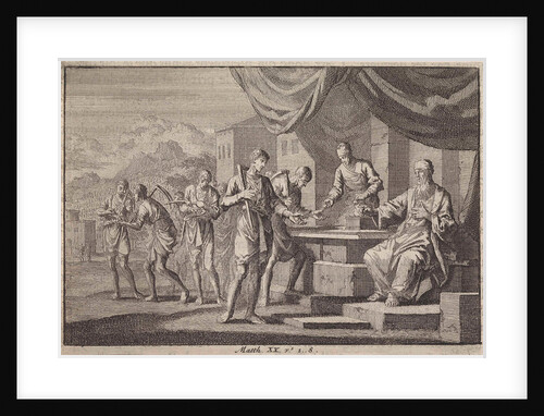 Parable of the laborers in the vineyard by Pieter Mortier