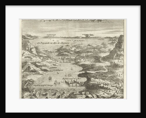 View of the Hellespont and the Sea of Marmara by Pierre Rocolet