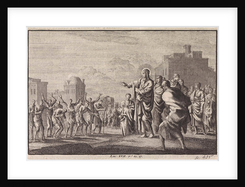 Christ and the ten lepers by Pieter Mortier