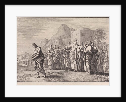 Christ gives advice to a rich young man by Jan Luyken