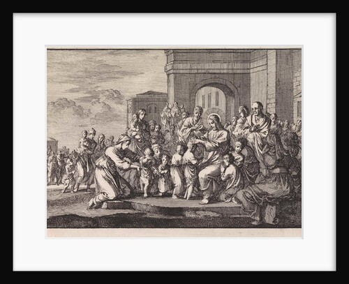 Christ blessing the children by Pieter Mortier