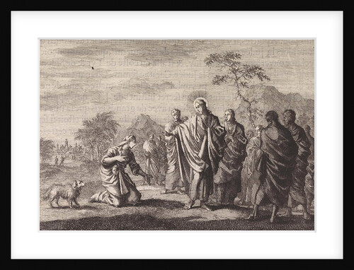 Healing the daughter of the Canaanite woman by Pieter Mortier