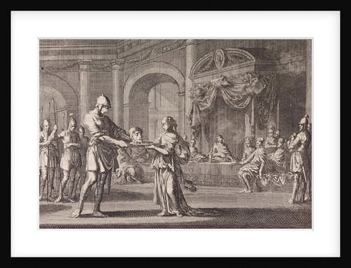 Salome receives the head of John the Baptist by Pieter Mortier