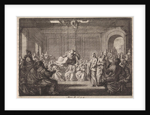 Healing of a paralytic by Pieter Mortier