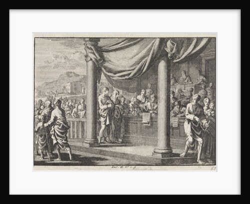 Mary and Joseph at the census in Bethlehem by Pieter Mortier