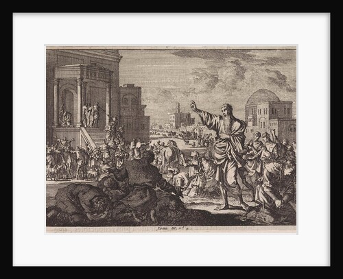 Jonah predicts the downfall of Nineveh by Pieter Mortier