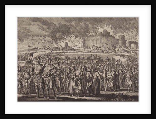 Destruction of Jerusalem by the Babylonian army by Jan Luyken