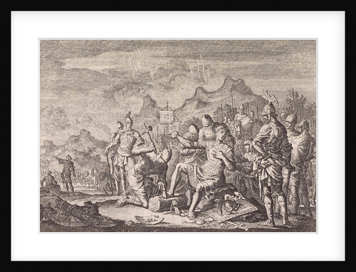 Mutilation of Adonibezek by Pieter Mortier