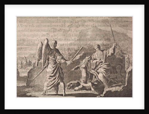 Balaam (Balaam), and the angel by Pieter Mortier