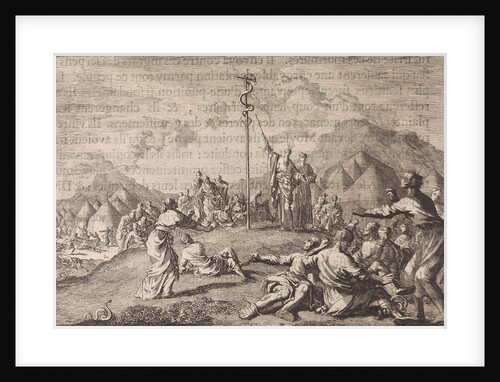 Creation of the brazen serpent by Pieter Mortier