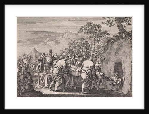 Burial of Jacob by Pieter Mortier