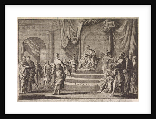 Joseph explains the dreams of the Pharaoh by Pieter Mortier