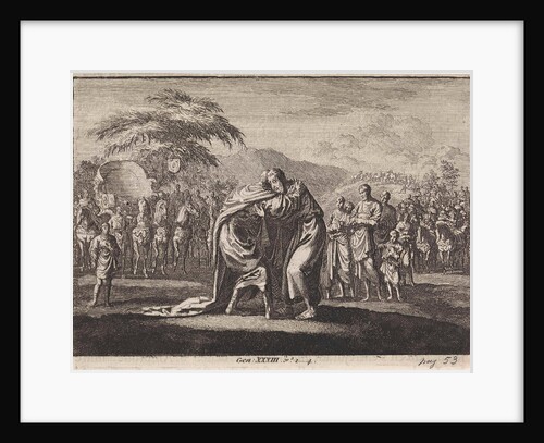 Reconciliation of Jacob and Esau by Pieter Mortier