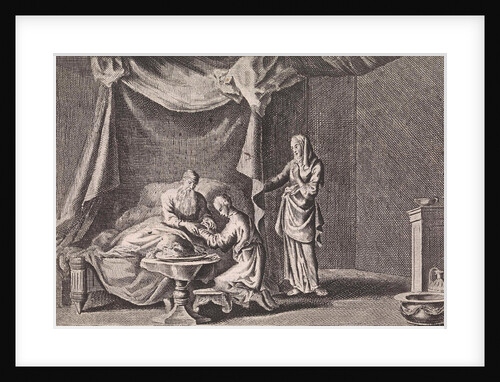 Isaac blesses Jacob by Pieter Mortier