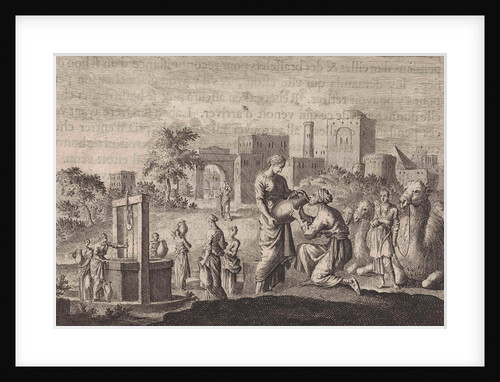 Rebecca and Eliezer at the Well by Pieter Mortier
