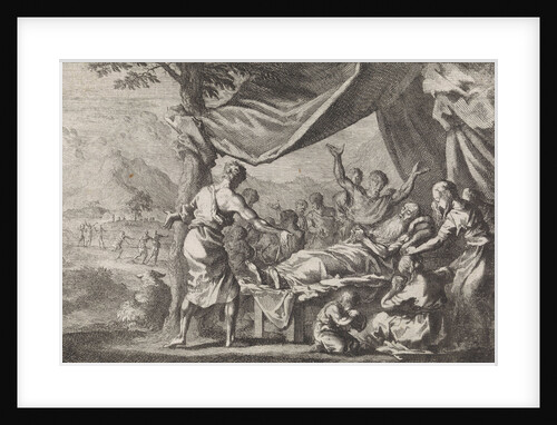 Adam's deathbed by Pieter Mortier