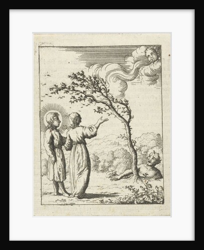 Christ and the soul personified in a storm by Pieter Arentsz II