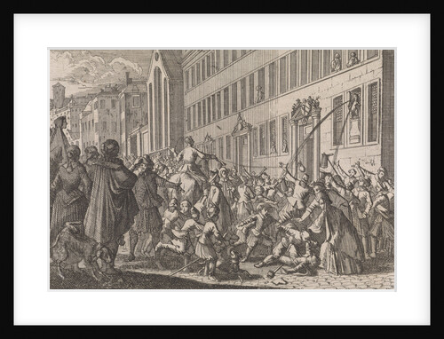 Woman with palm branch learns about Judaism by Daniel van den Dalen