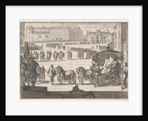 Inauguration of Christina, Queen of Sweden in Stockholm by  Johann David Zunnern