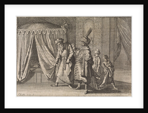 Sickbed of the wife of the pasha by Johann David Zunnern