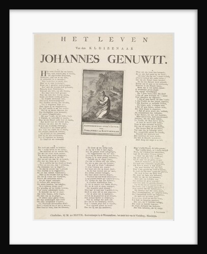 Hermit Johannes Genuwit in the Wilderness by M. de Bruyn